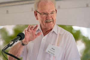 The community breaks ground on the Robert L.B. Tobin Land Bridge at Phil Hardberger Park